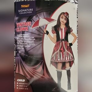Vintage Clown Child Costume